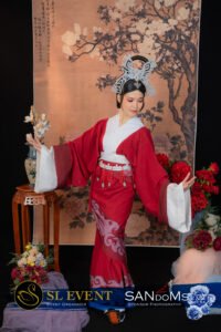 Carol Yap logo in Hanfu costume competition at SANdoMs Malaysia