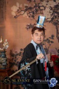 Kee Tuan Hock logo in Hanfu costume competition at SANdoMs Malaysia