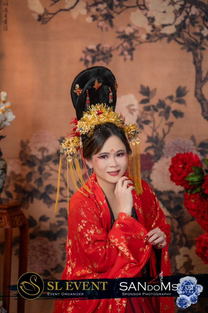 Shirley Yap logo in Hanfu costume competition at SANdoMs Malaysia