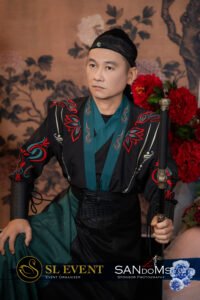 Wong Choon Kew logo in Hanfu costume competition at SANdoMs Malaysia